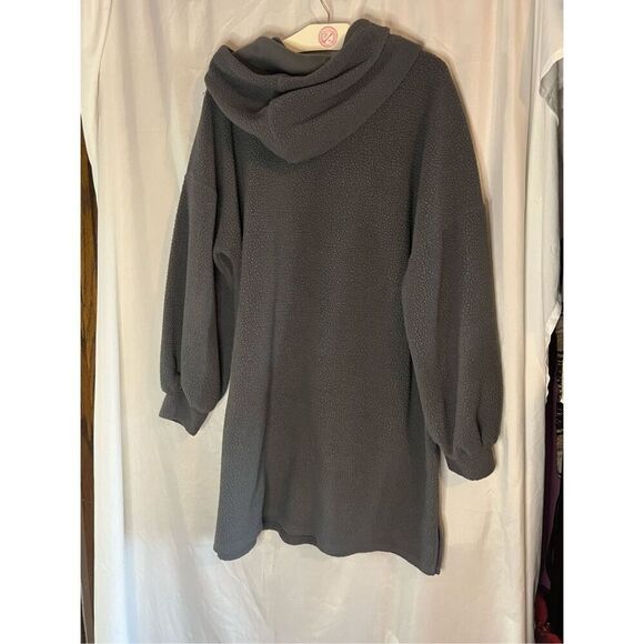 Wild Fable Grey Sweatshirt Dress Woman’s Size Medium - Picture 8 of 10